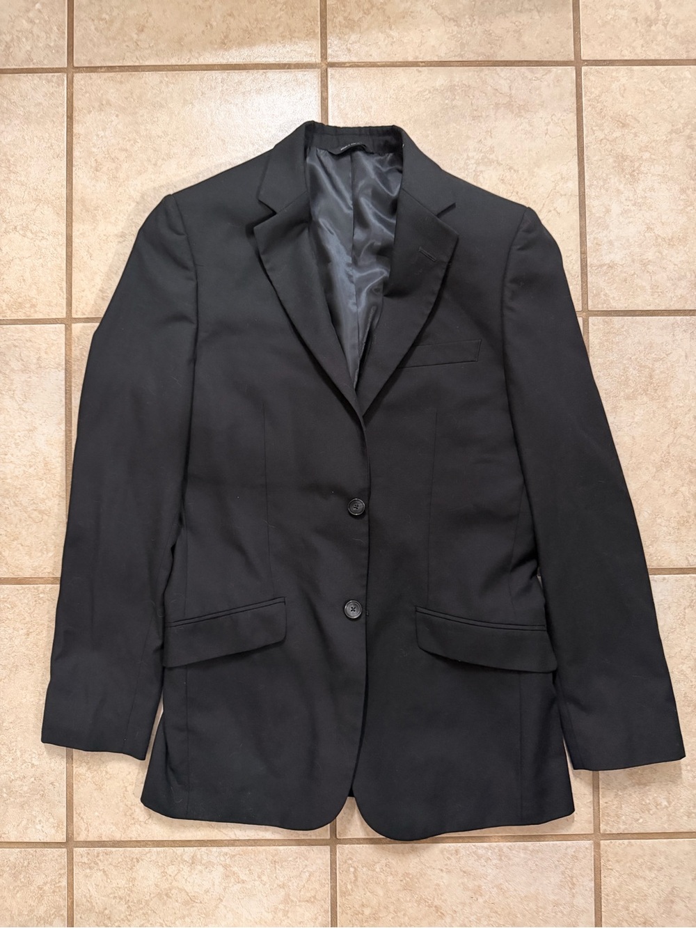 EUC APT.9 Black Two-Button Tailored Blazer